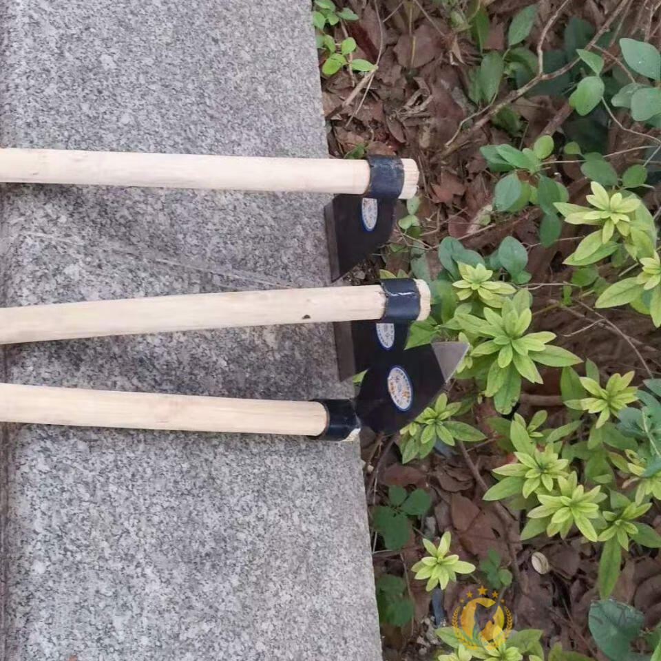 小锄头带把木柄小锄头花锄草锄园林农用园艺工具种菜种花户外挖笋锄草