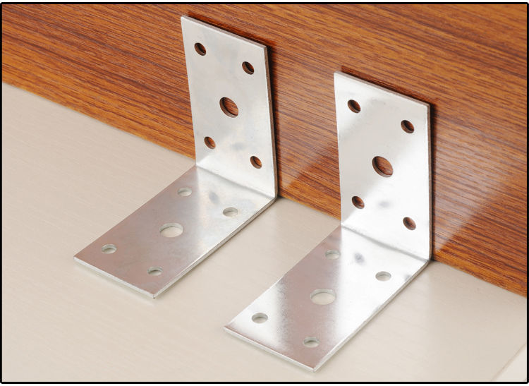 角码大角码直角角铁三角支架拐角层板托连接片配件白色10孔大角码1拍