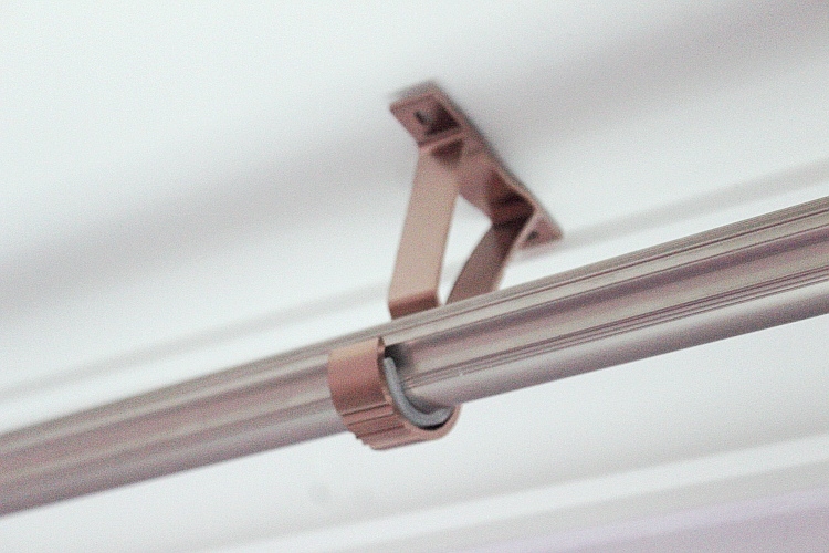 2022新款通用窗帘杆支架窗帘架子罗马杆顶装倒挂支架双托侧装通用座28