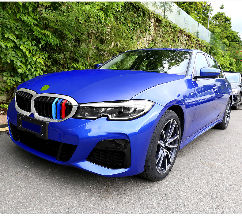 宝马中网三色条宝马中网三色条改装3系5系7系1系135卡扣式装饰条汽车