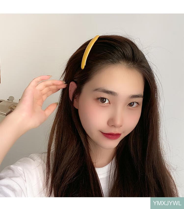 ymxjywl韩国无痕发梳插梳甜美刘海梳倒插发卡防滑女夏后脑勺发夹盘发
