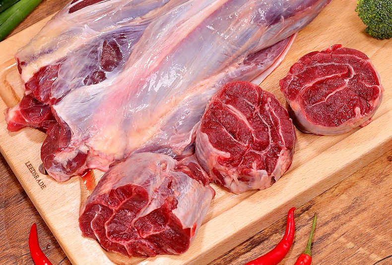 现杀牛肉新鲜牛腱子肉内蒙古原切牛腿肉黄牛肉现杀新鲜牛腱子肉3斤装