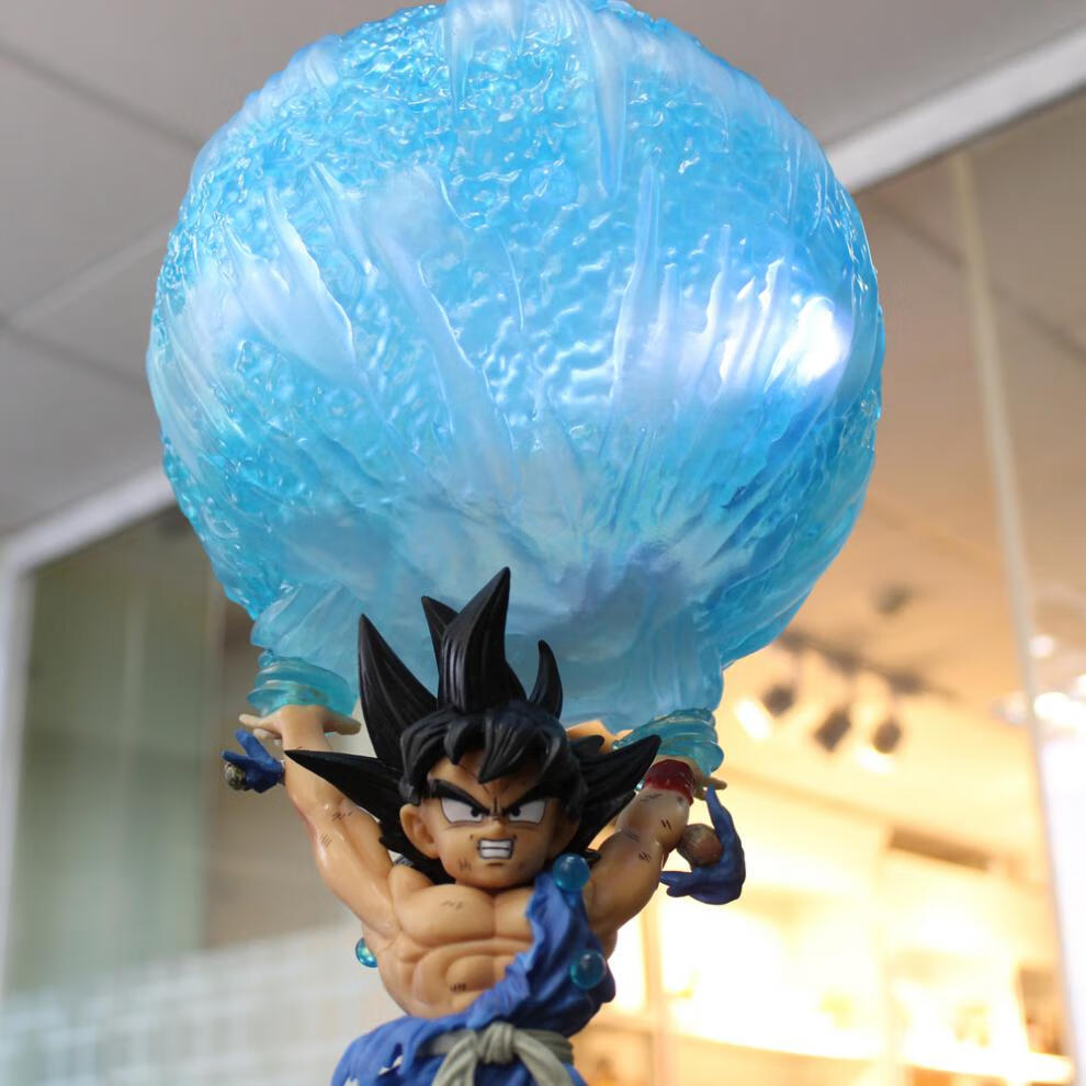 龙珠手办18号七gt悟空气弹sd猎手大型超大发光模型摆件雕像礼物坐姿