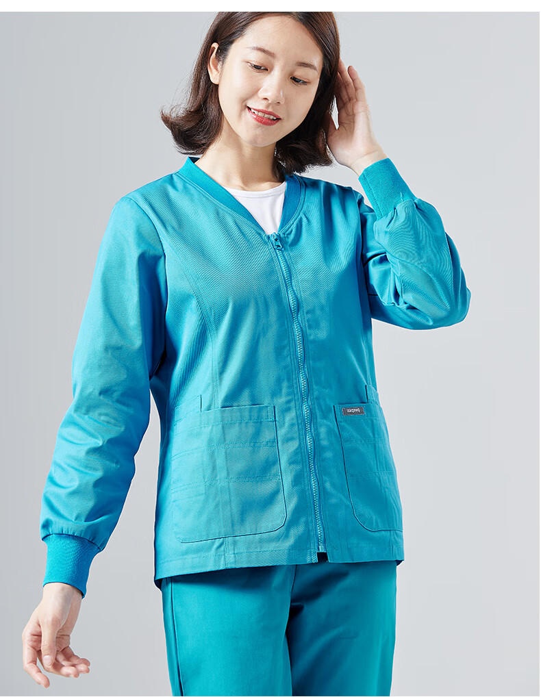 凯罗盾洗手衣外套 手术室外出服长袖加厚刷手衣夹克上衣手术室巡回