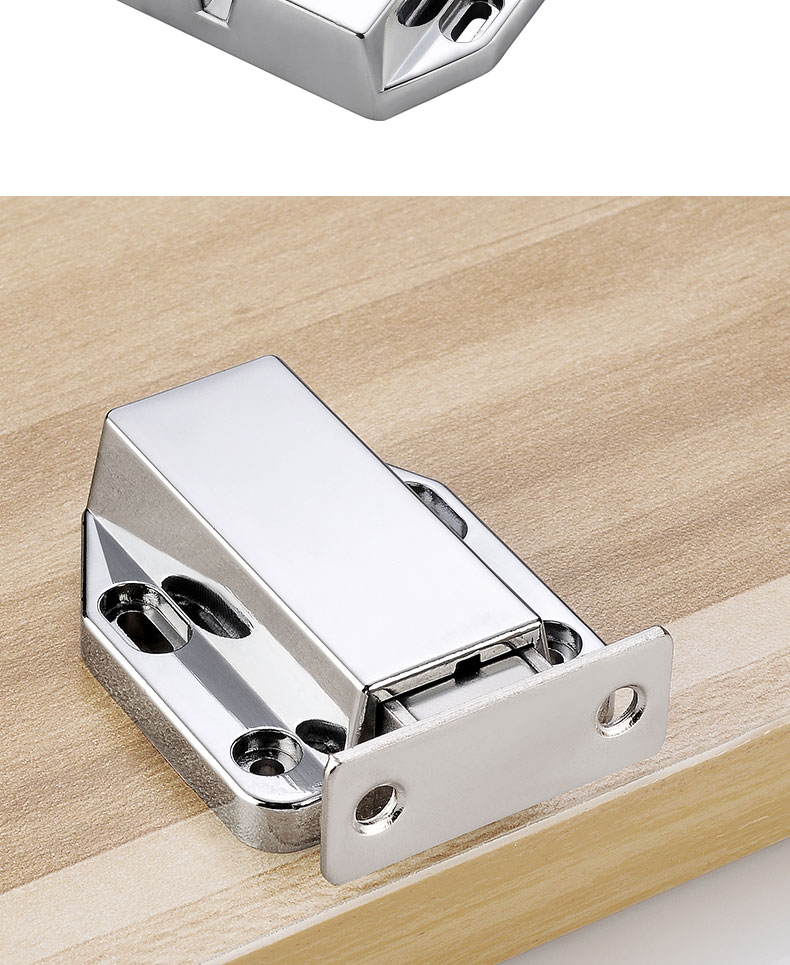 柜门反弹器反弹器柜门衣柜门按压式弹门器隐形门合金碰珠按压式弹跳门