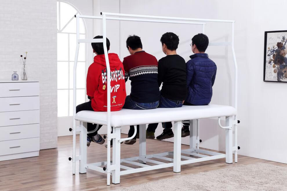 踩背床加厚钢架泰式滑背正骨美容原始点按摩推拿理疗床吊杆白色190长