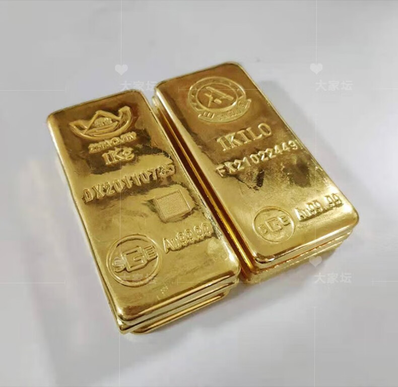 9黄金板料金锭投资金条碎金足金金粒 情妮 1克 黄金板料需要多少克拍