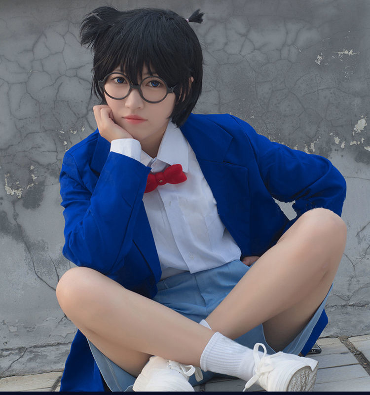 同款柯南衣服工藤新一周边侦探服服装学生动漫同款大人儿童外套裤子