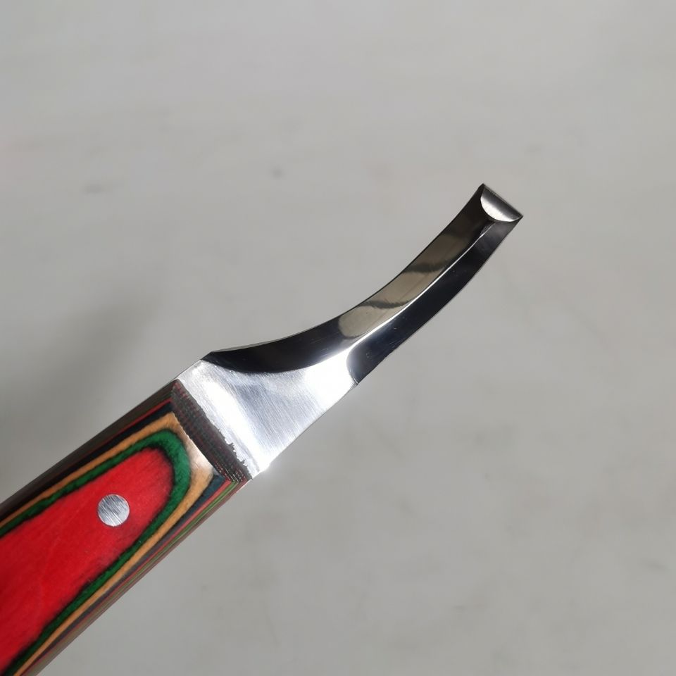 欧缔兰双面马蹄刀 修马蹄工具用品 修马蹄环形刀马术用品 双面刀刃蹄