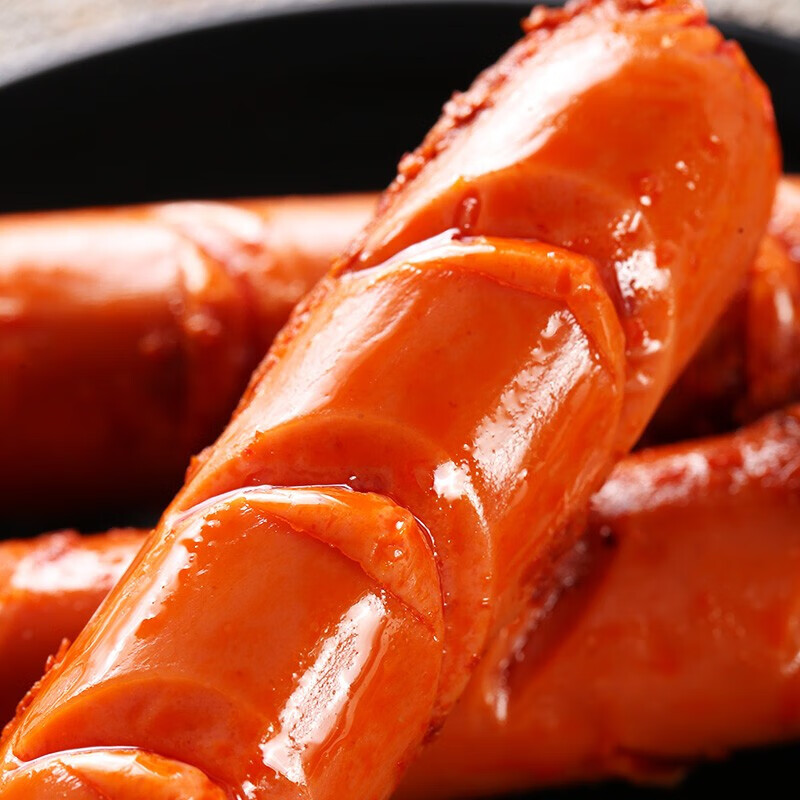 智力 蒜香烤肠蒜味香肠零食蒜蓉烤肠火腿肉 蒜香烤肠90g/支*5【图片