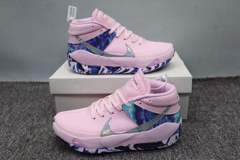 【官方旗舰】杜兰特13代黑白粉红花卉zoomkd13深蓝蝴蝶炫彩篮球鞋ci