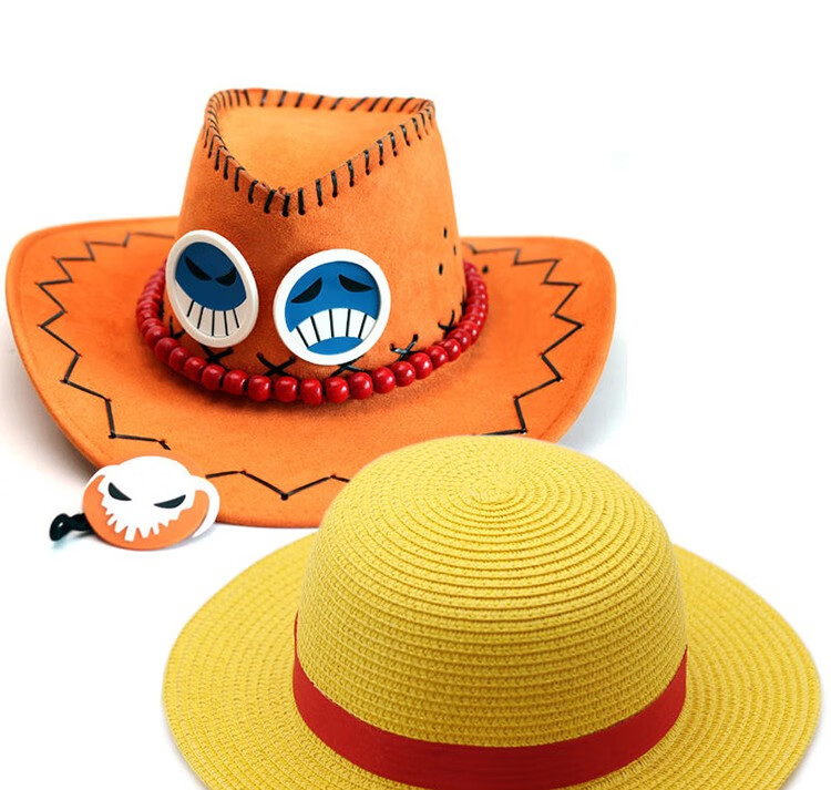 王同款艾斯牛仔帽cosplay帽子道具经典二次元动漫周边遮阳帽 艾斯帽子