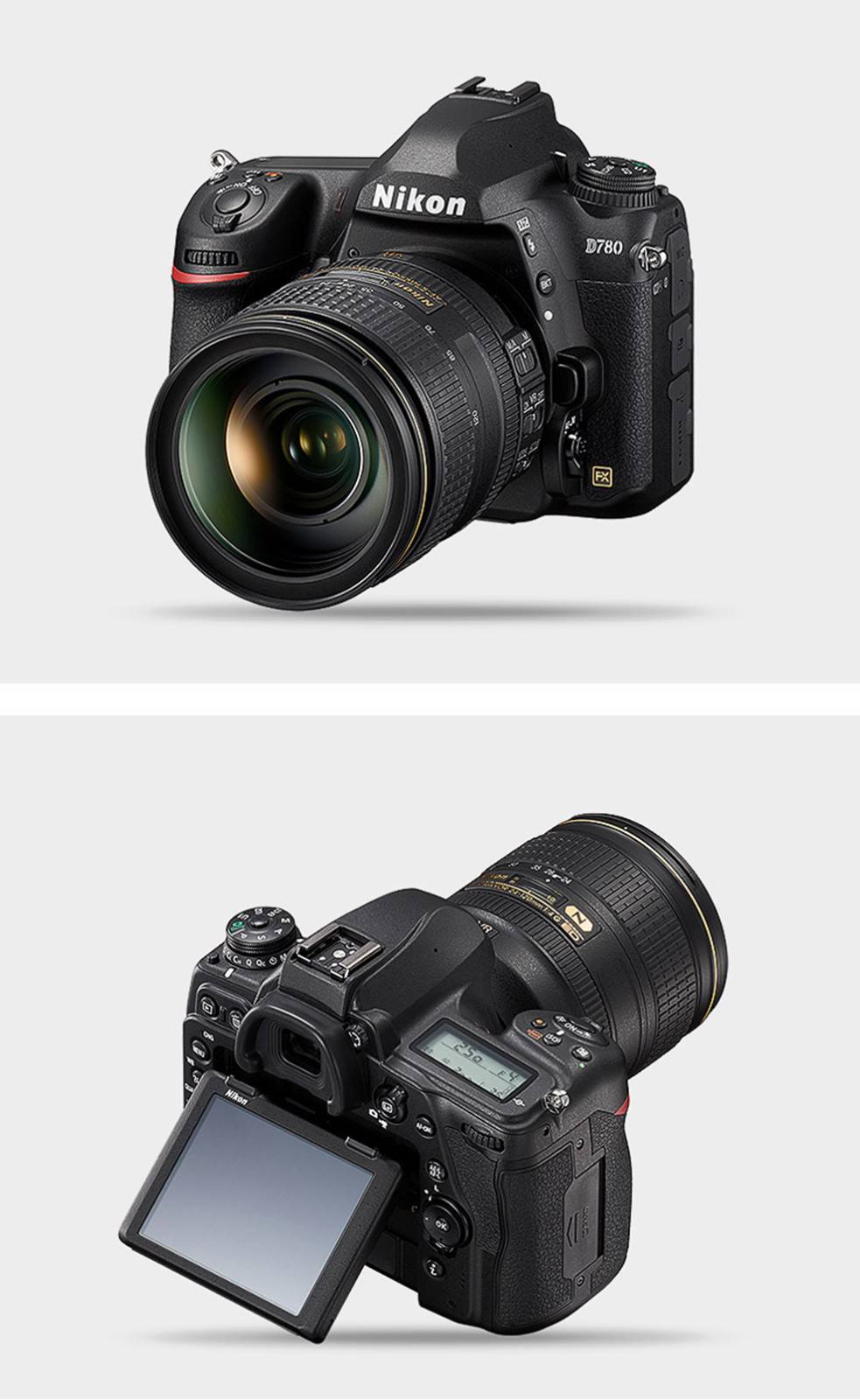 尼康(nikon)d780单反相机d750升级版d780拆单全画幅专业单反/套机 af