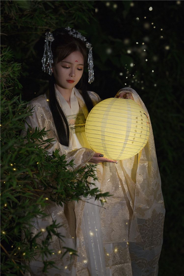 古装女汉服齐胸汉服女古装仙气飘逸齐胸齐腰襦裙夏季 沧海赋齐腰款