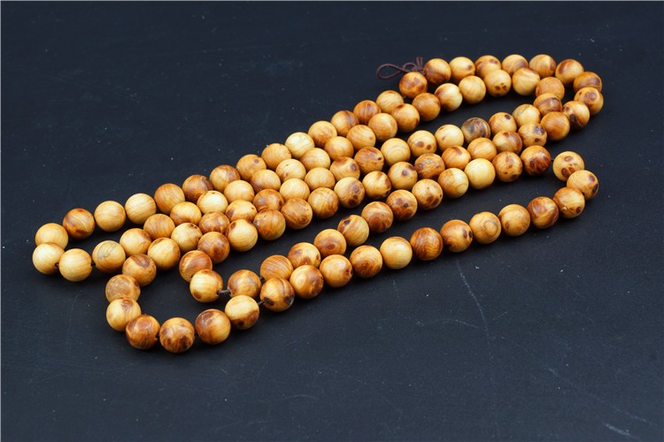 捷凤崖柏手链108颗雀眼手串男女款崖柏陈化老料佛珠6mm女款一等崖柏