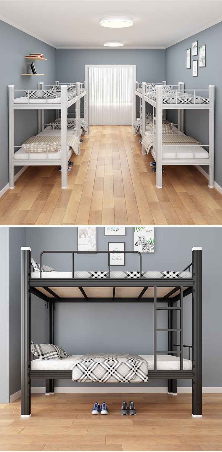 拇指哥 上下铺铁床员工宿舍上下床双层铁床高低架子床学生寝室双人