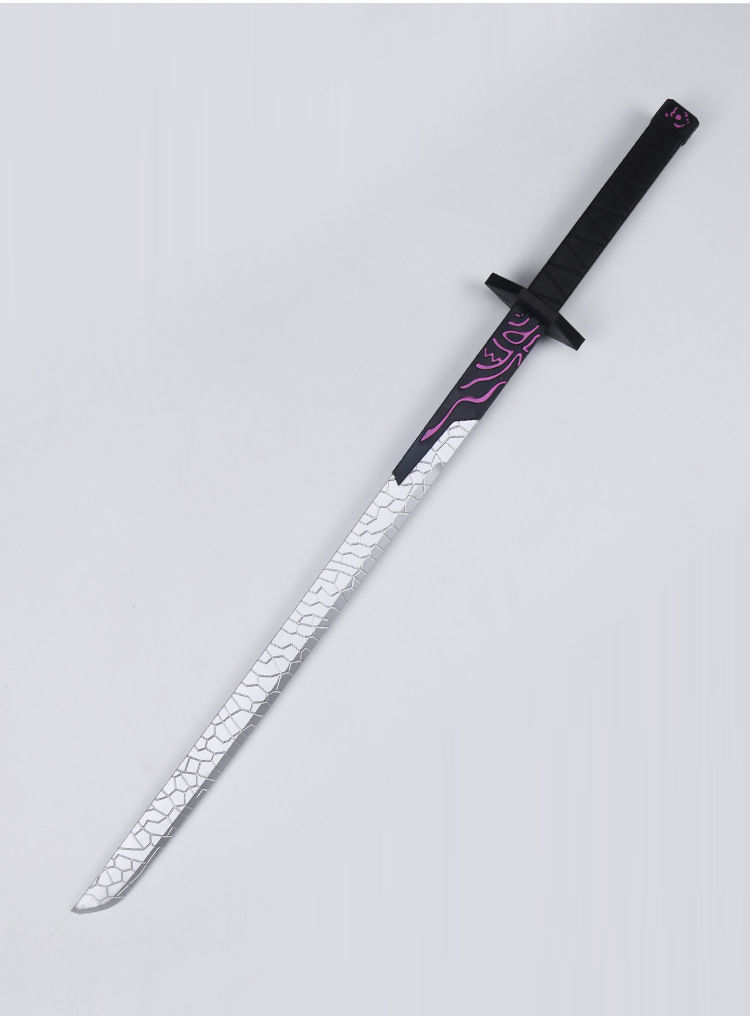 版软胶一米玩具刀刺客伍六七男孩刀剑玩具 紫色魔刀千刃【经典款】