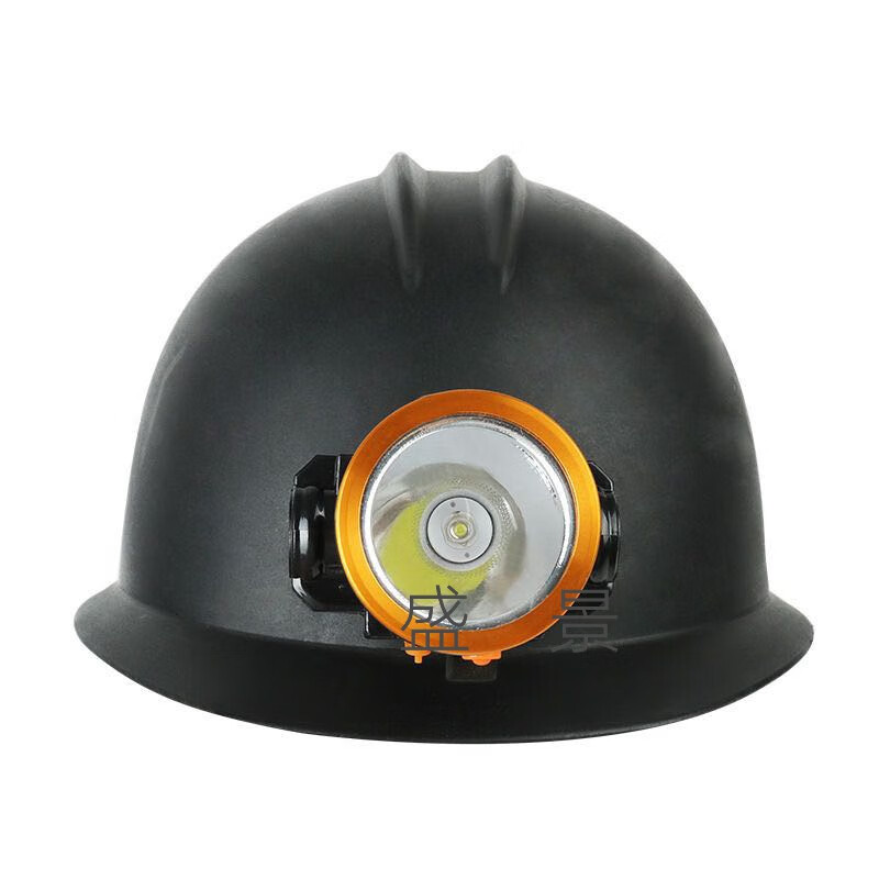 头灯式矿灯头灯工地头灯应急小头灯led矿灯卡扣式头戴式头灯安全帽