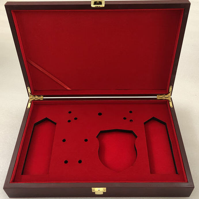 退伍纪念军衔纪念盒配饰徽章木质收纳盒配饰盒子金币收藏盒u盘包装盒