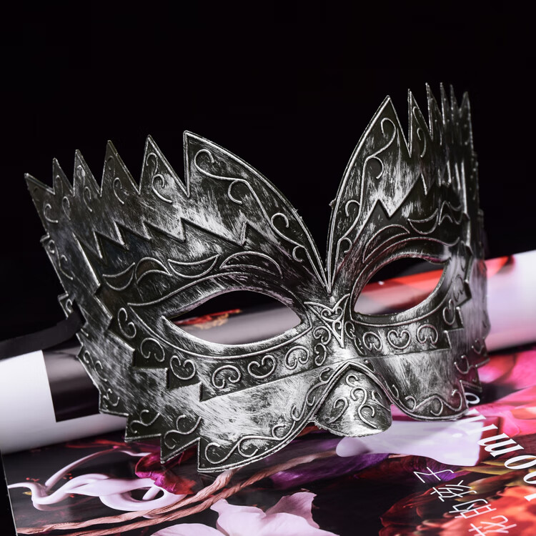 蝴蝶萱半脸面具男成人帅气酷炫假面舞会派对情趣性感面具女老鹰面具