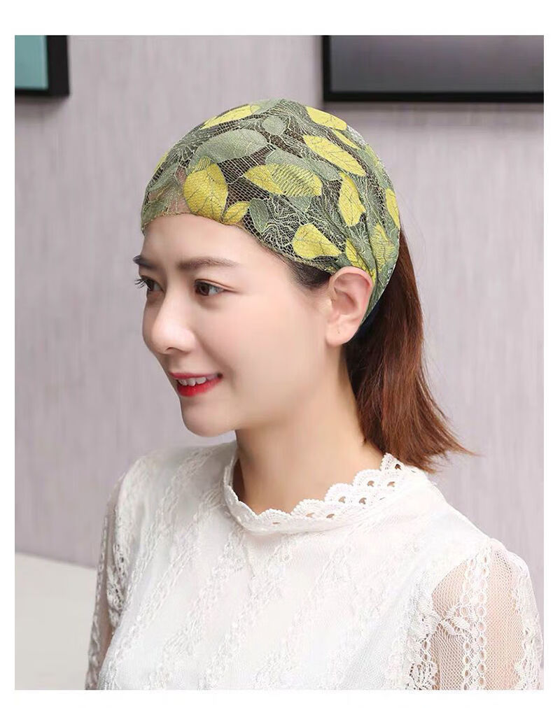 遮白发帽子薄款夏季薄款宽边发带遮白发头箍女网红