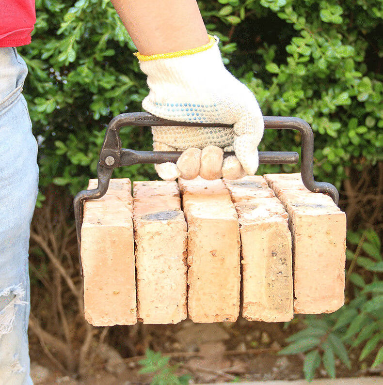上海砖夹子加粗搬砖钳红砖头多功能可调卡子工地用装砖夹工具神器中号