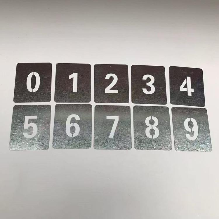 货车车牌放大号镂空数字喷漆模板车位号码货车放大号喷字模具喷涂编