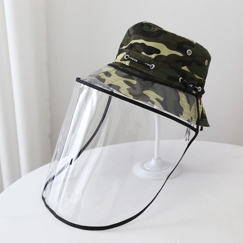 头戴式防溅油面罩做饭挡油神器厨房灶台脸防油防溅面罩透明护脸罩挡油