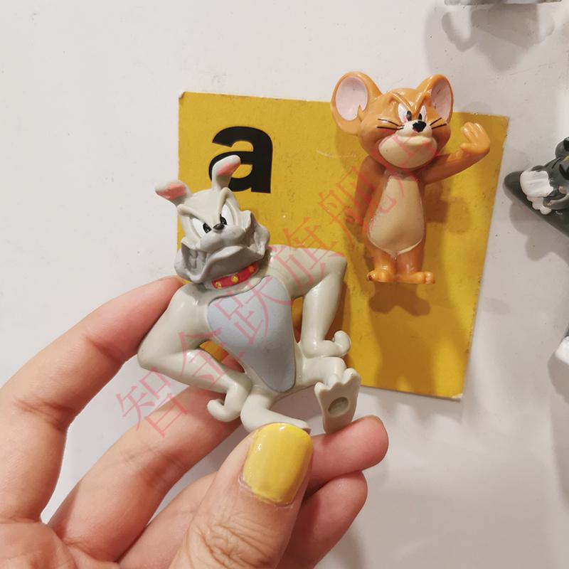 猫和老鼠冰箱贴磁力贴网红卡通玛丽3d立体可爱磁性吸铁石一套追求细节