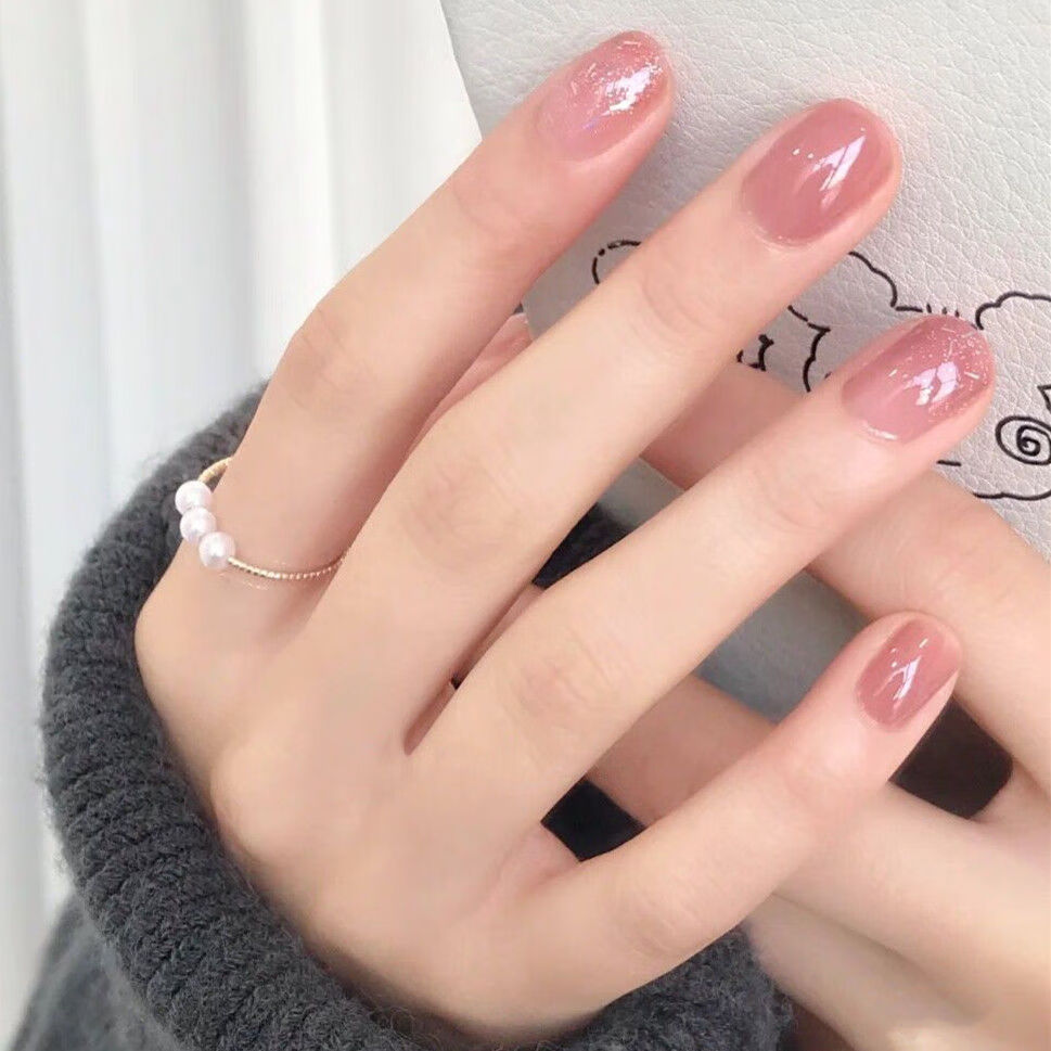 colorina pro-artis裸透蓝色指甲油夏天新款2021免烤不可撕持久防水