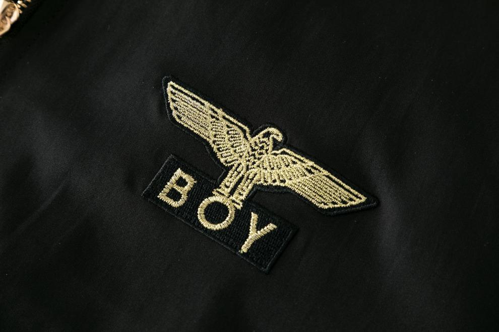 centuryboy官方品牌轻奢高档潮牌春夏烫金刺绣老鹰翅膀夹克男女款情侣