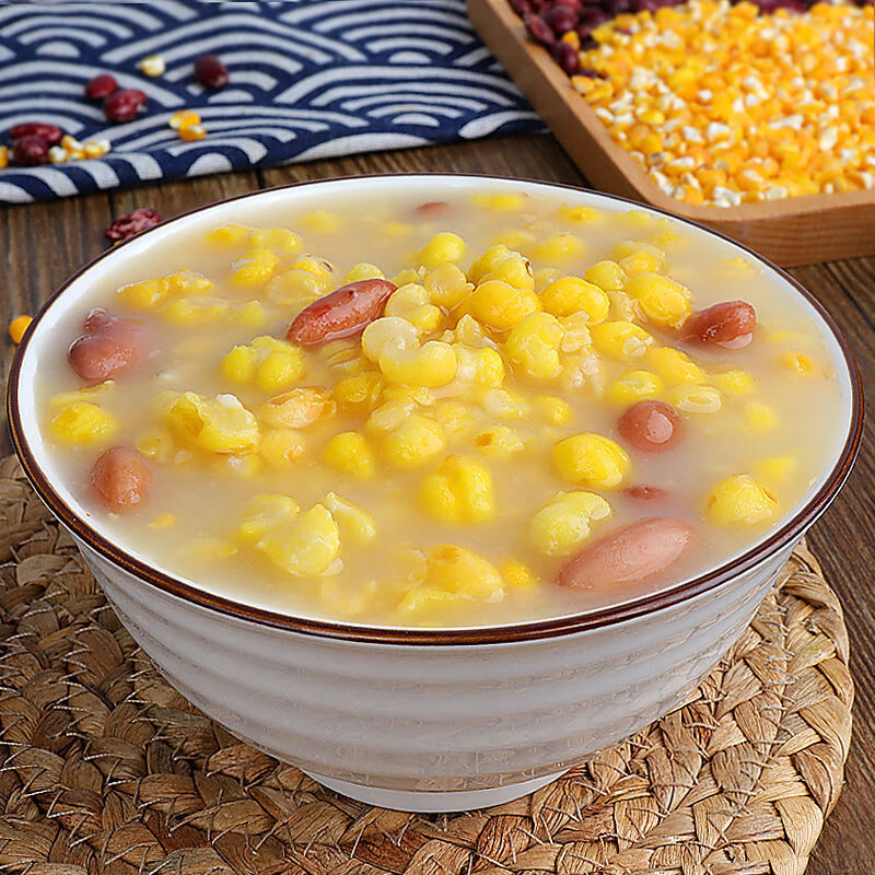 碴子新粮现磨粒自产脱皮玉米碎杂粮笨苞米碎粒棒子粥 大碴子2斤【图片