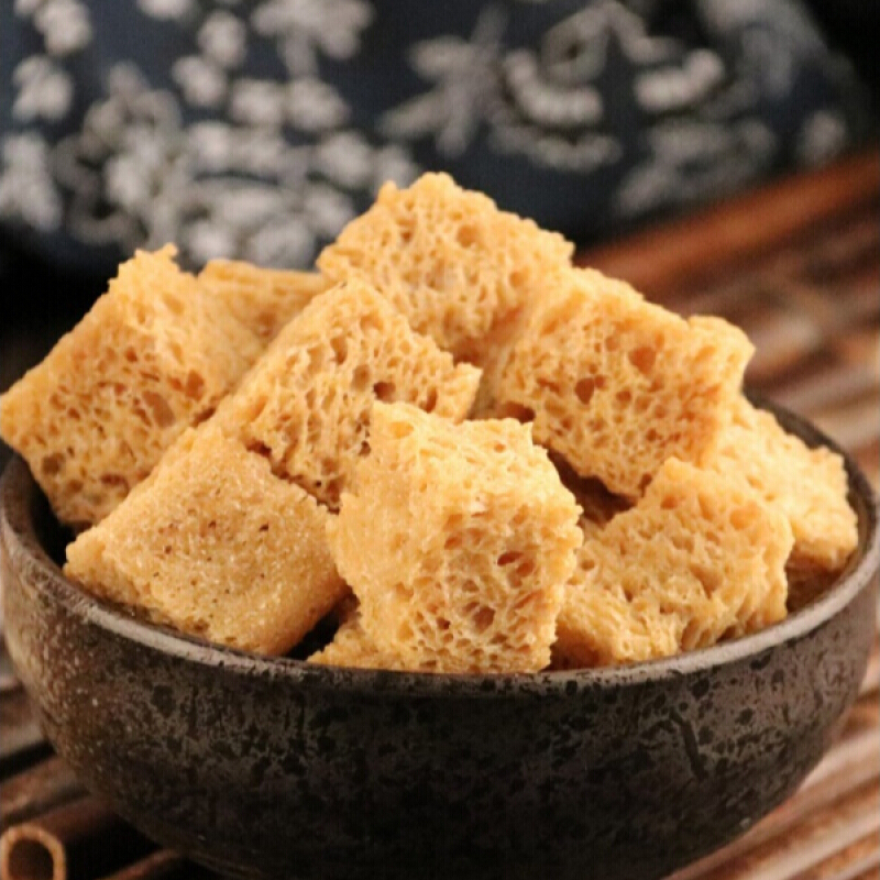 干凉皮专用面筋块凉拌菜干货脱水面筋干500克
