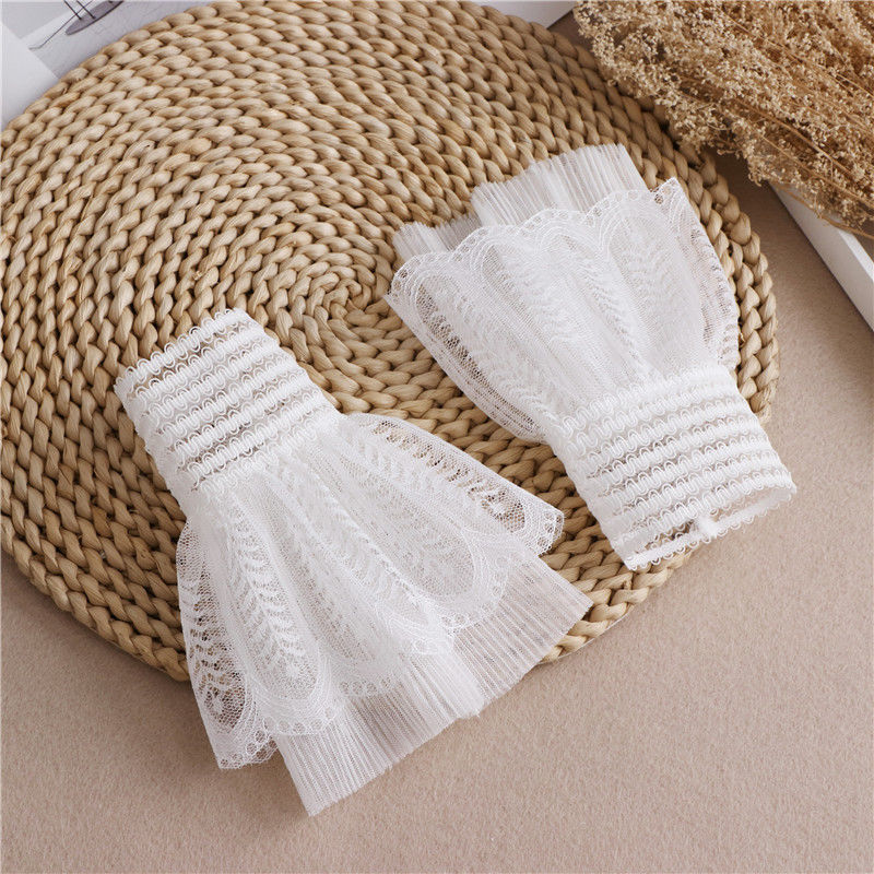 范世提蕾丝假袖子毛衣卫衣内搭女假袖子护腕袖套蕾丝花边假袖口百搭