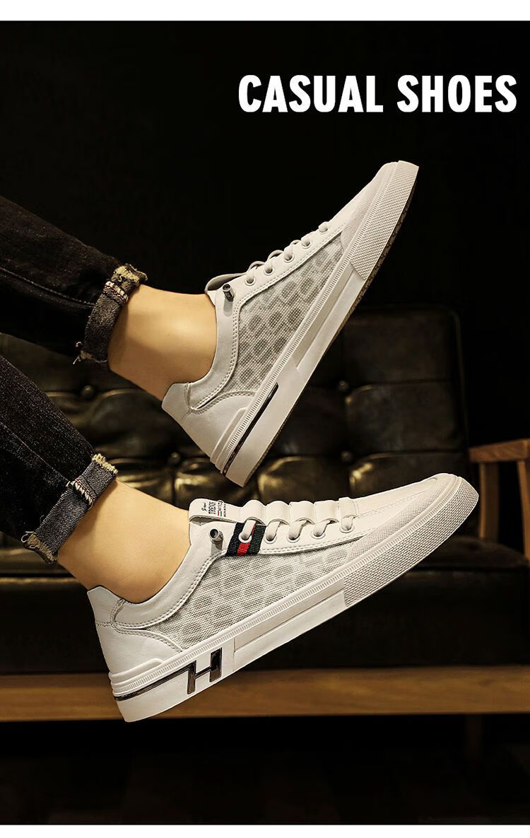 鳄鱼恤(crocodile)鞋子男夏季2022新款潮流百搭休闲板鞋男士懒人一脚