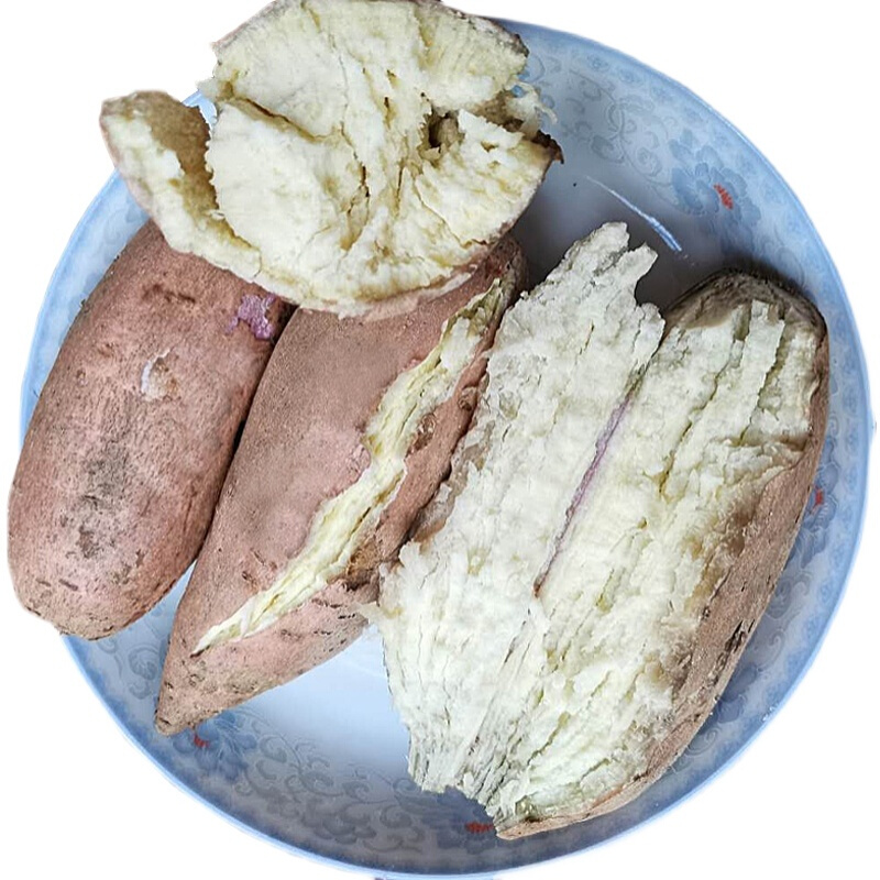 高州爆皮王番薯新鲜现挖白心红薯老品种农家自种白肉面干地瓜 爆皮王