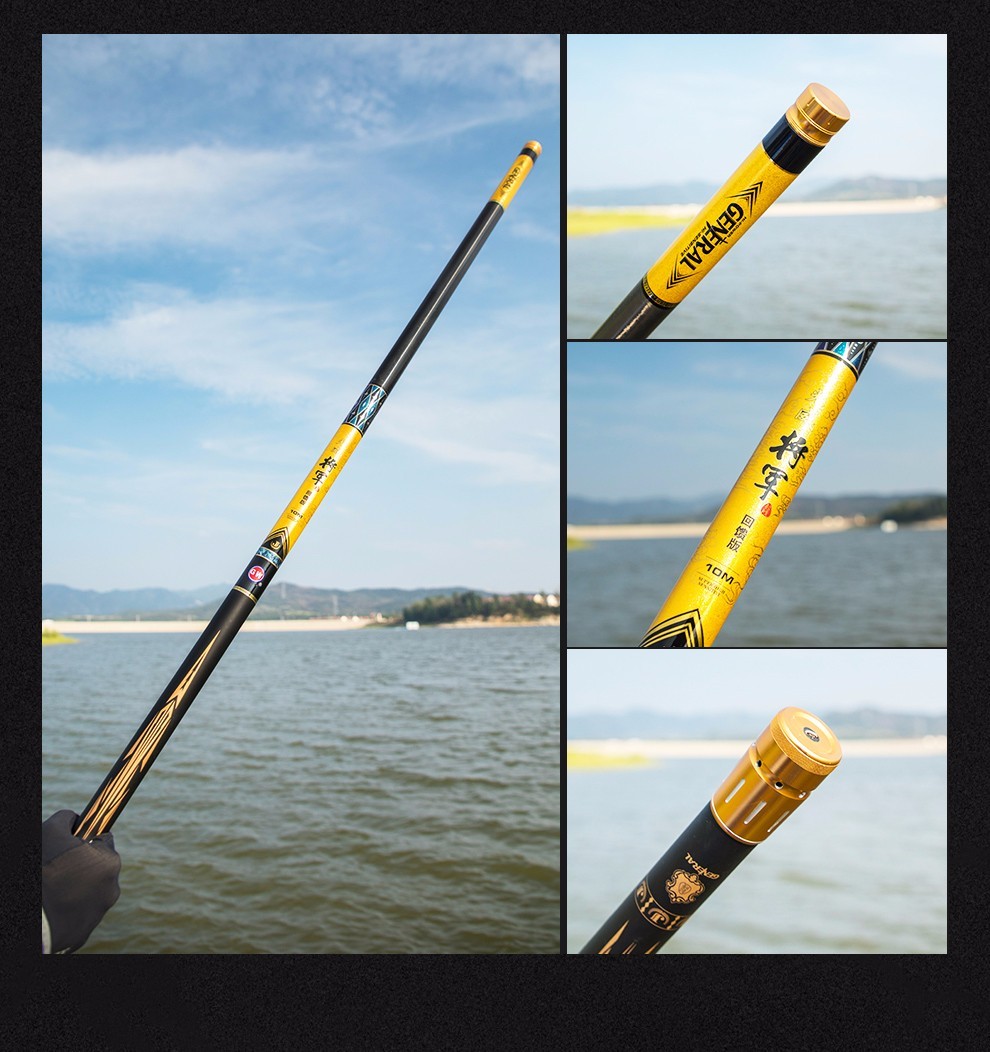 光威上州屋鱼竿将军回馈版超轻10米超硬长竿13米钓鱼竿碳素鱼杆12米