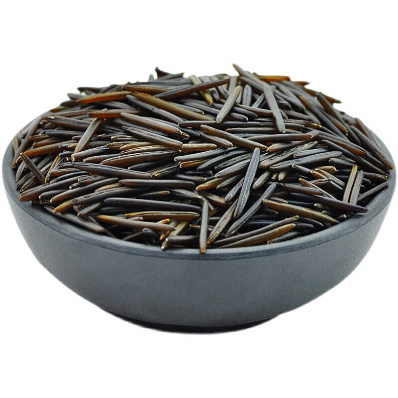 wildrice1号冰湖野米美国加拿大五谷杂粮黑菰米松针米粗粮454g