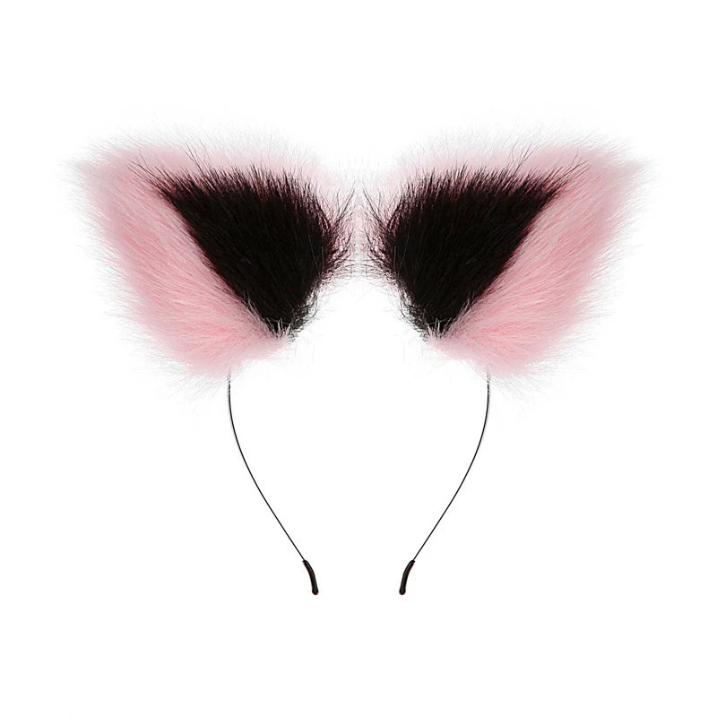 耳朵尾巴配件纯色单色狐狸耳朵发夹sm玩具女同女用调教惩罚夫妻床上