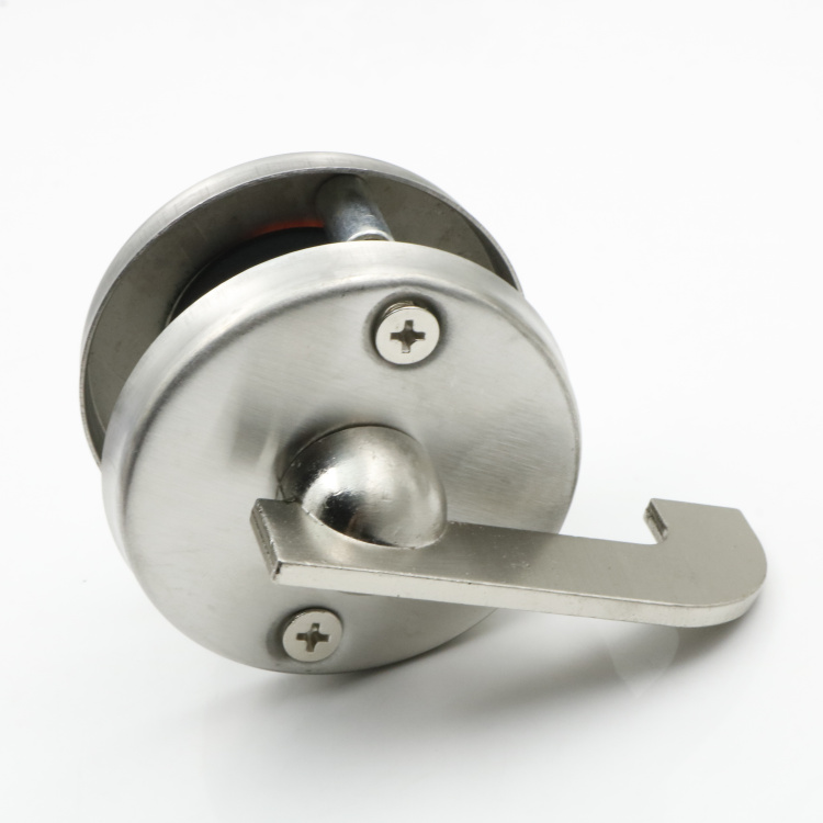 公共卫生间隔断五金配件厕所连接件不锈钢有无人指示门锁门扣平装门