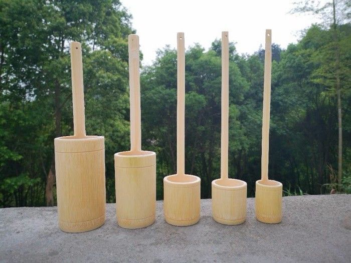 法岚仕邦白酒取酒器天然竹制酒提打酒器舀酒勺打酱油竹酒提酒吊子半斤