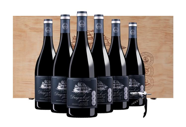 佰威尔龙船皇后干红葡萄酒750ml6瓶装木箱礼盒aop级红酒二箱12瓶
