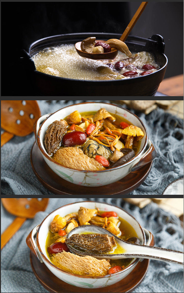 松茸干货云南七彩菌汤包特产菌菇包姬松茸竹荪羊肚菌干货煲汤鸡汤料包