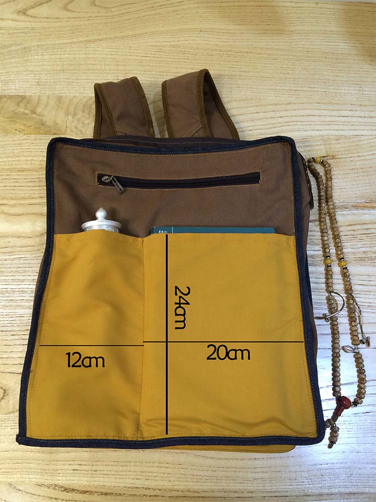 2022全新升级僧包居士包八戒居士原创居士包禅修包僧包双肩包背包帆布