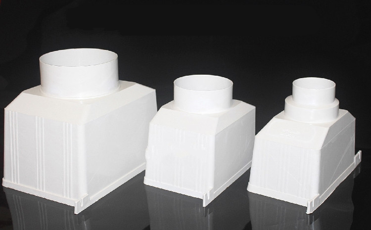 定制pvc排水管下水管管件 排水配件方型雨水漏斗接水漏斗 pvc雨水斗