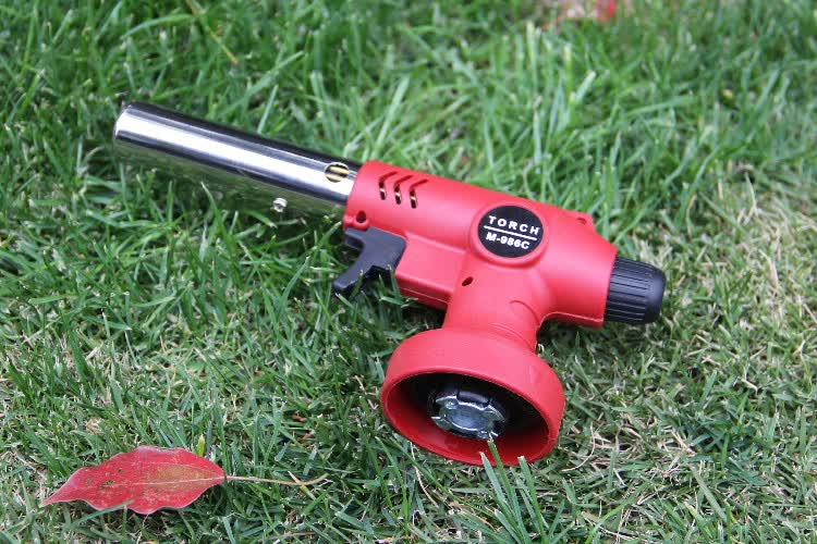 卡式气烘焙喷火枪头烧烤点火器烧猪毛小喷枪喷火器焊枪喷头打火机不可