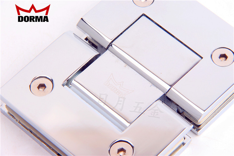 优品多玛浴室夹304玻璃门夹浴室合页浴室玻璃夹180度浴室夹亮光定制