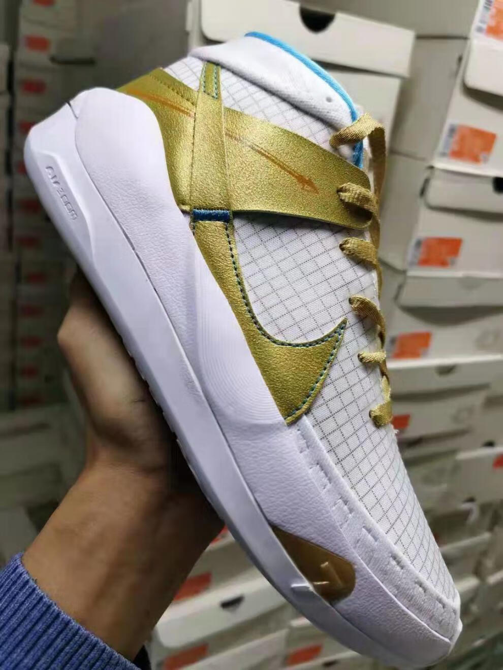 【官方旗舰】杜兰特13代粉外星人kd13黑白主场美国队实战篮球鞋 16 全