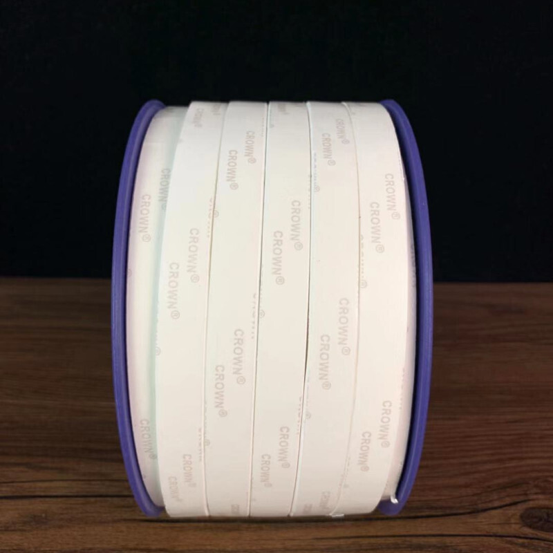 四氟弹性带ptfe聚四氟乙烯膨胀条铁氟龙耐高温风管法兰密封软带定制