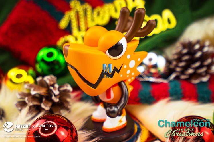 万代bandai变色龙盲盒隐藏现货lamtoys圣诞版变色龙盲盒紫外线光变款